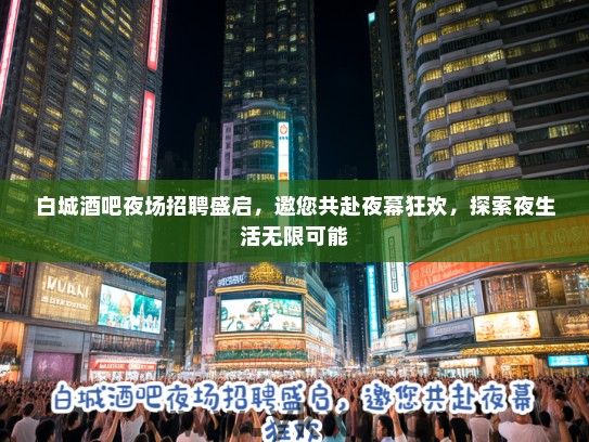 白城酒吧夜场招聘盛启，邀您共赴夜幕狂欢，探索夜生活无限可能